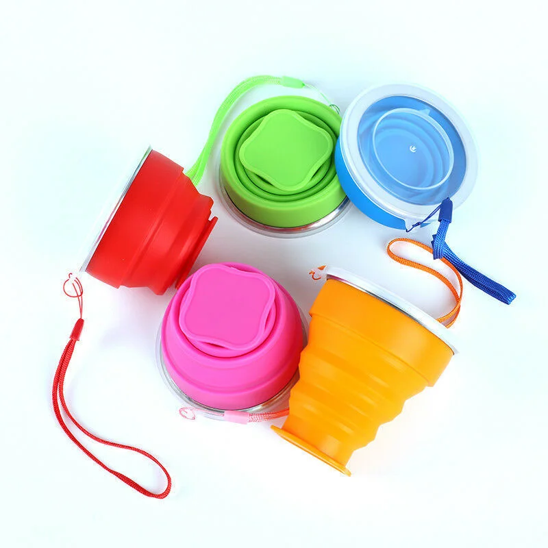 Gobelet pliable en silicone