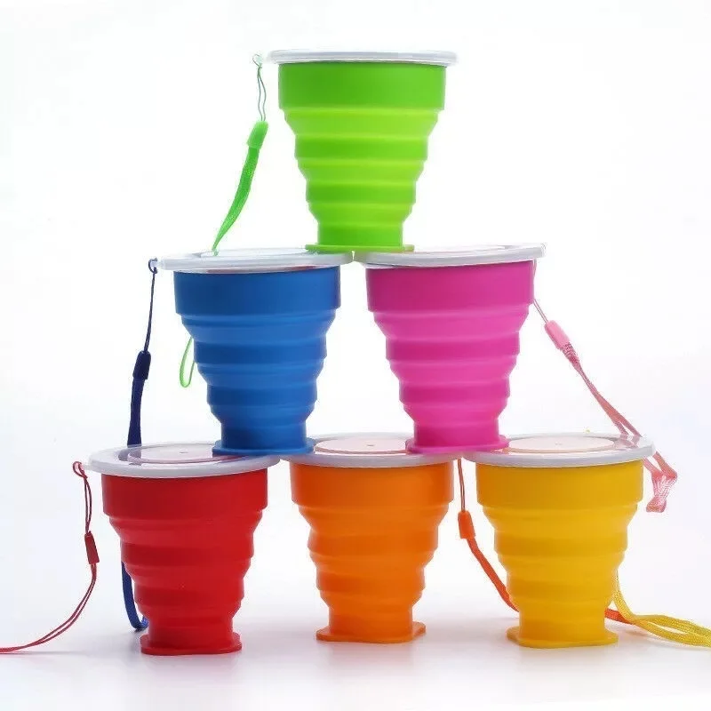 Gobelet pliable en silicone
