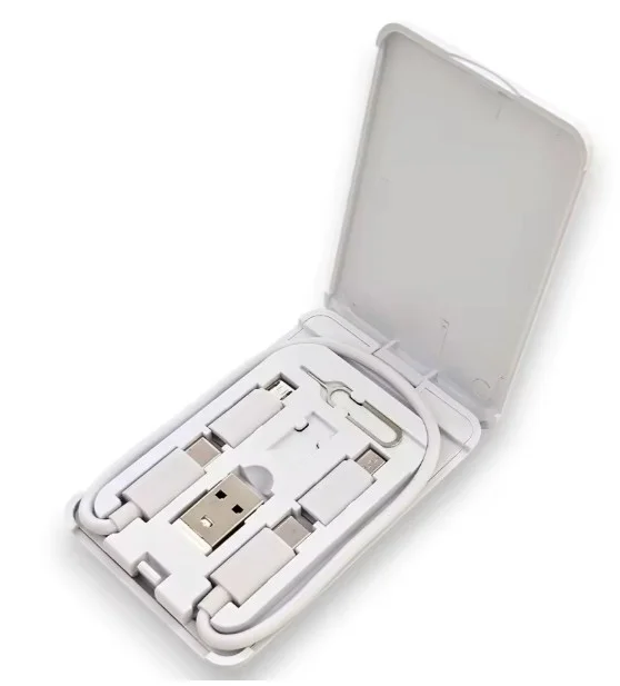 Boîte de rangement carrée pour câbles de données
