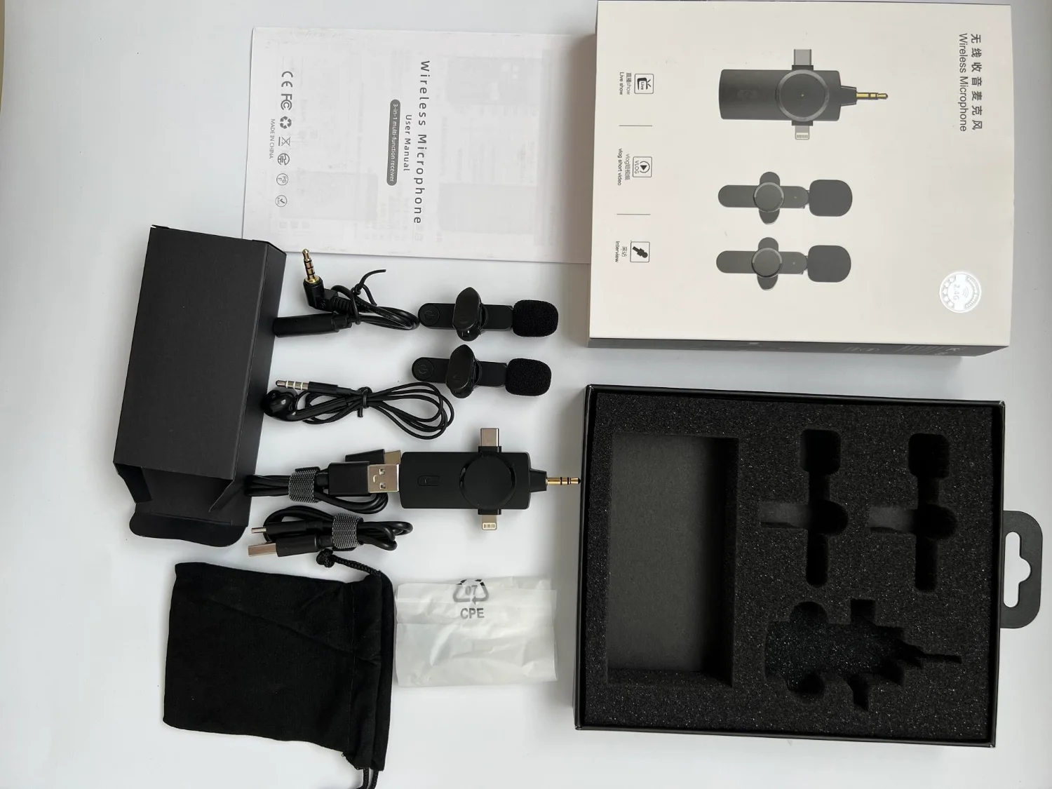 Microcravate 3 in1 avec 2 micro