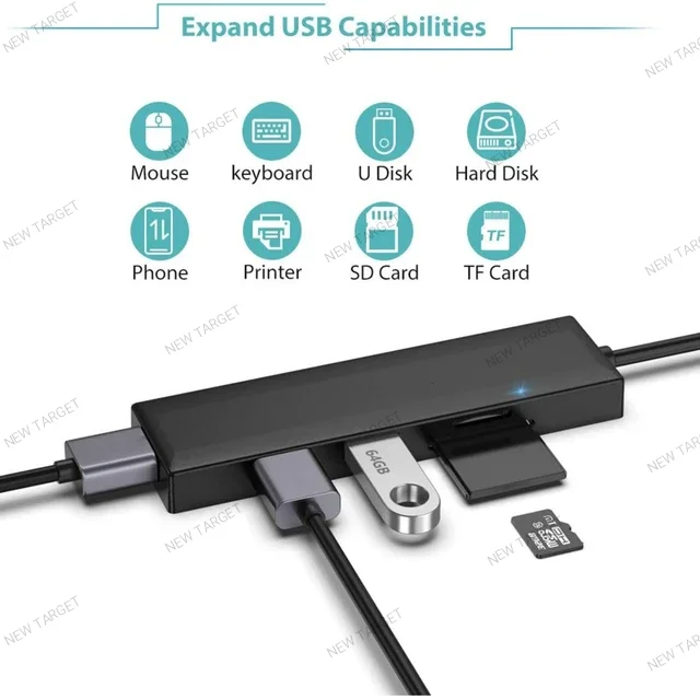 Hubs Convertisseur  Multifonctionnel QGeeM